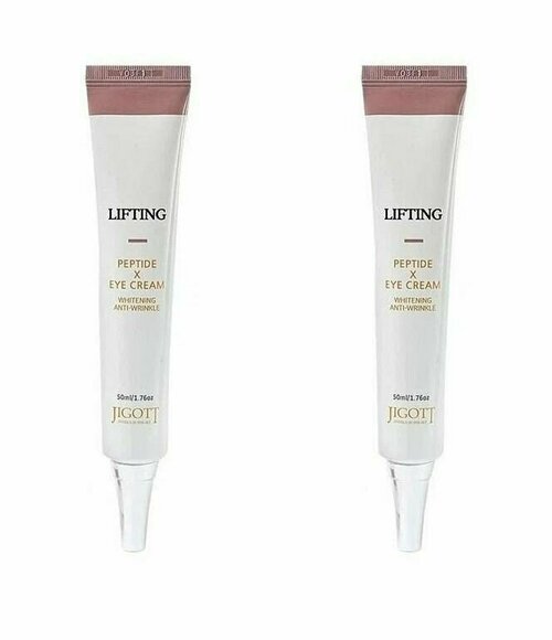 JIGOTT Крем-лифтинг для кожи вокруг глаз с пептидами Lifting Peptide Eye Cream, 50мл - 2 штуки