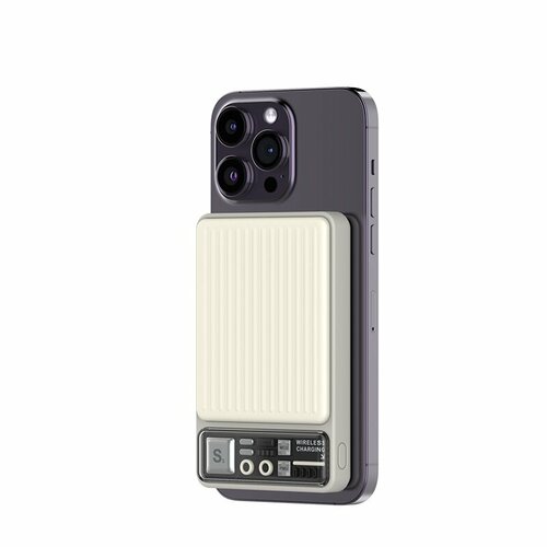 Внешний беспроводной аккумулятор RECCI Astro Boy Magnetic 15W 10000 mAh SCP225WPD20W Cream 4950₽