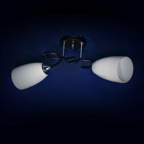 Люстра Verner Lighting N1684/2 BK+ CH Е27 2*40Вт