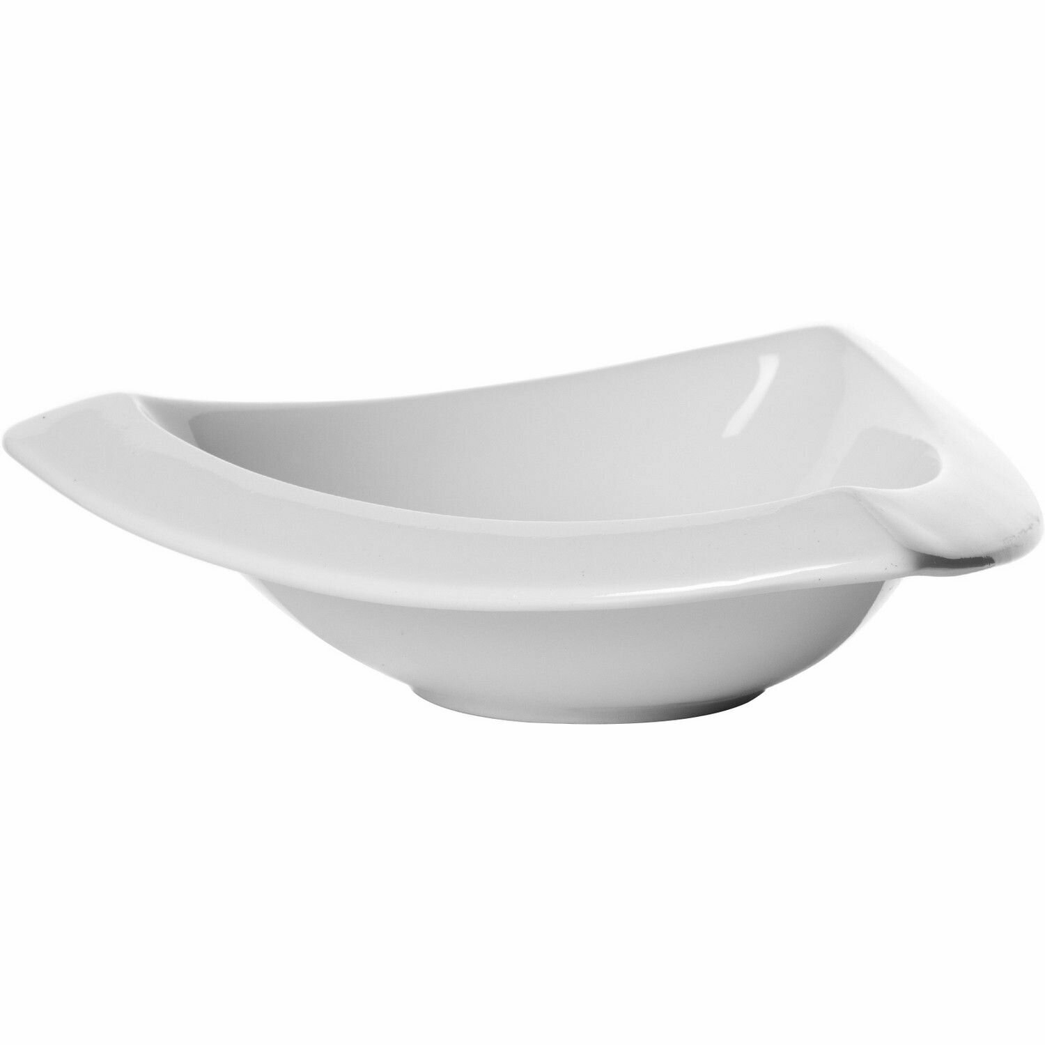 фото Салатник Kunstwerk треугольный 220мл, 165х165х40мм, фарфор, белый