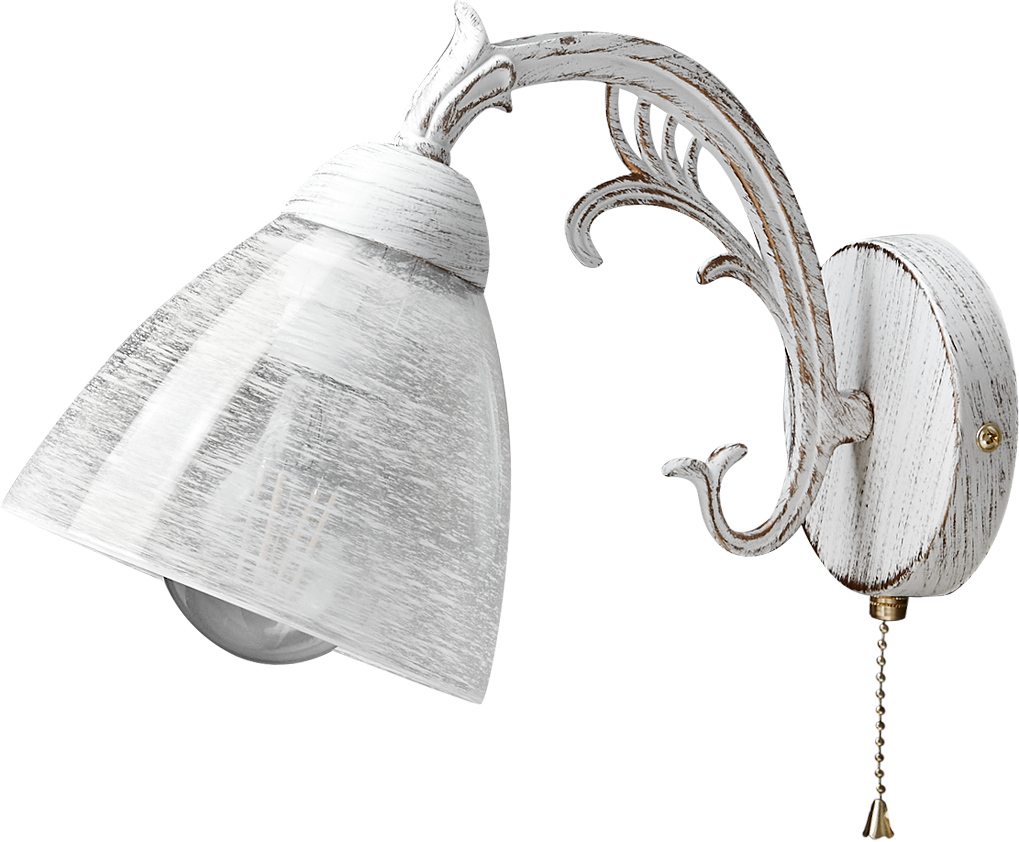 фото Настенный светильник De City Ариадна цвет белый/золото