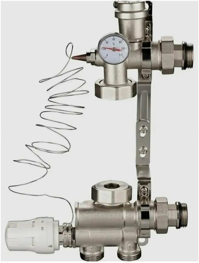 Насосно-смесительный узел для теплого пола 1 1/2/ 130-180мм 10бар ZOLL