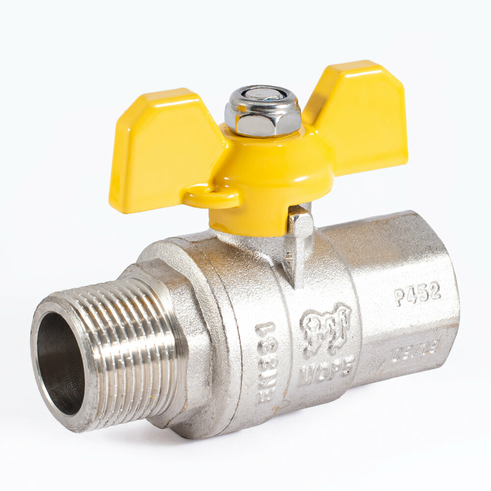 фото Кран шаровой для газа PROFACTOR PF GAS в/н бабочка 3/4 дюйма PF GBV 337