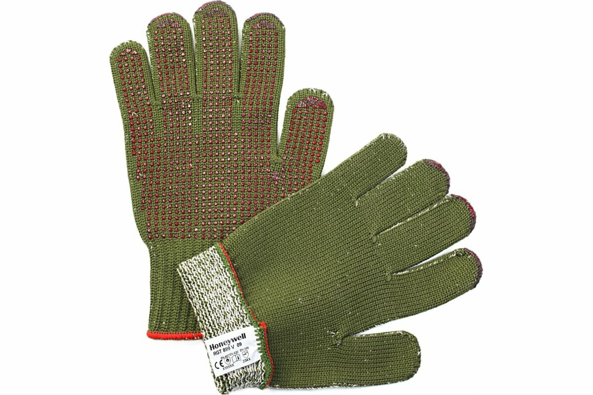 фото Honeywell Перчатки противопорезные RESISTOP GRIP GREEN RGT899V-9