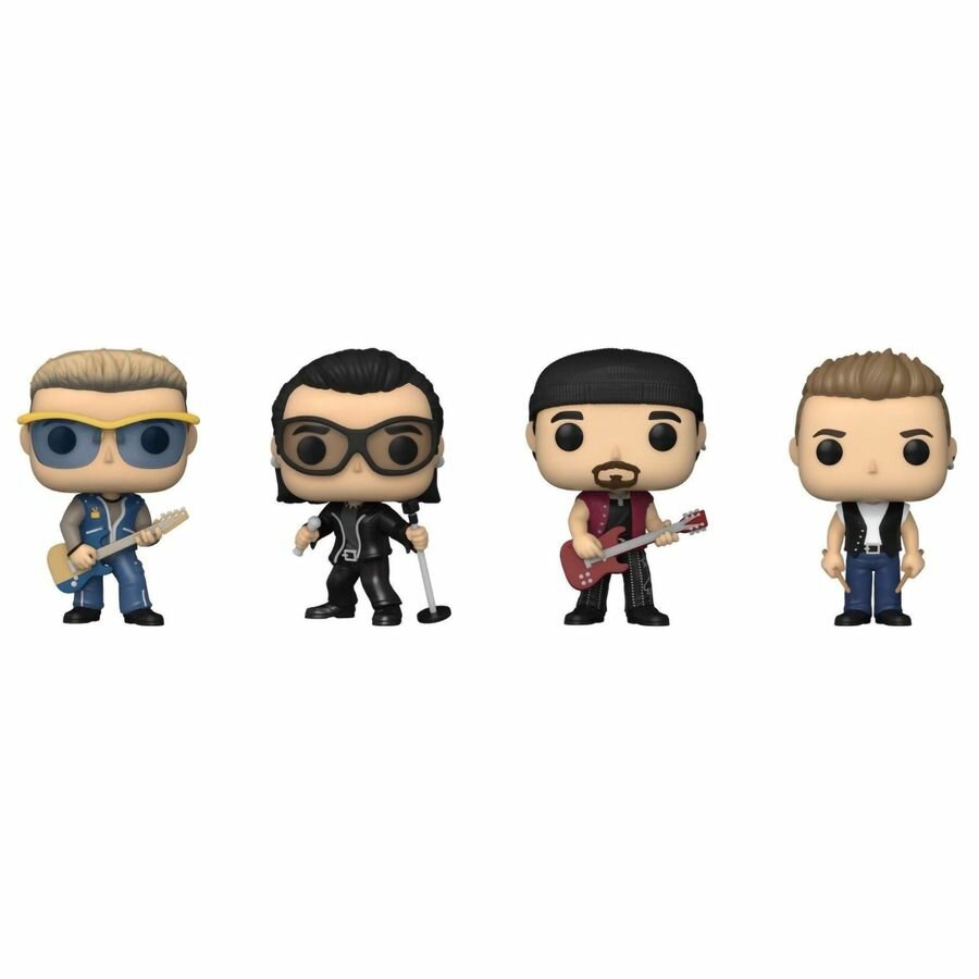 Коллекционные фигурки Funko POP! Rocks U2 Zoo TV Adam/Bono/The Edge/Larry (Exc) 4PK