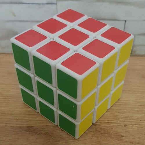 Головоломка Кубик Рубика 3х3 пластик, 5,5х5,5см, для быстрой сборки, легко крутится