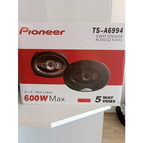 Автомобильные колонки Pioneer 6х9 с максимальной мощностью 600w, 5 полос, 6 дюймов