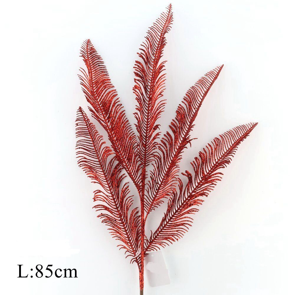 Рождественская декорация веточка длина 85 см