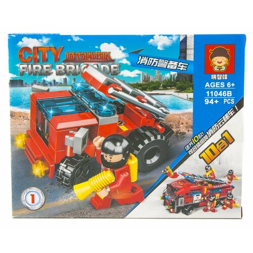 Конструктор City в коробке_~40,5*20,5*16,5см конструктор lego city штаб аварийных транспортных средств 60371