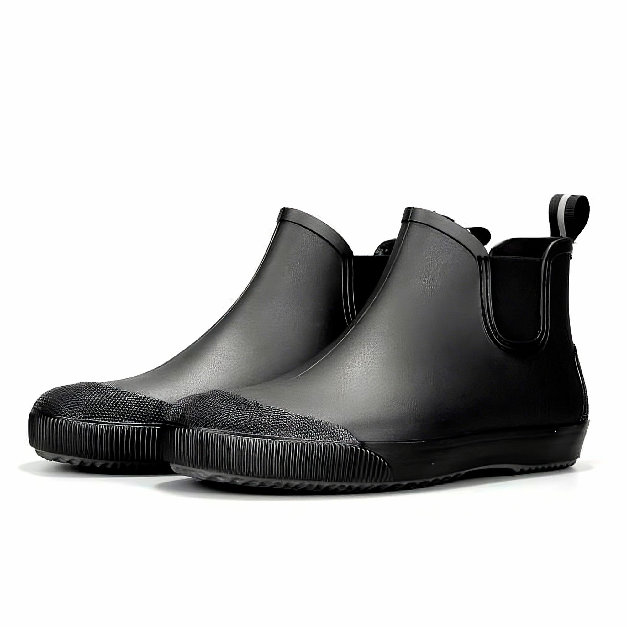Ботинки мужские из ПВХ Nordman Beat / ПС-30 / цвет: Черный/серый
