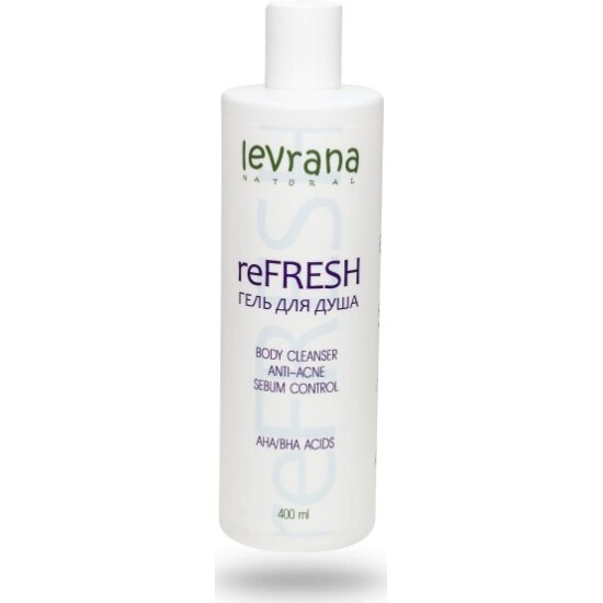 Гель для душа Levrana ReFresh, 400 мл