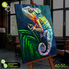 Картина по номерам со светящейся краской (40х50) Хамелеон (26 цветов) FHR0578 - изображение