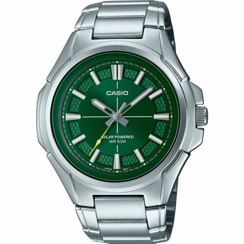 Наручные часы CASIO Collection MTP-RS100D-3A, зеленый часы casio mtp w500l 3a