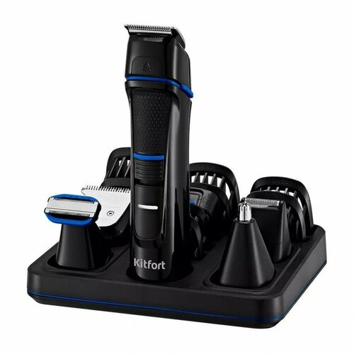 Kitfort Триммер для волос Kitfort КТ-3141-1 для носаушейбороды работа от АКБ чёрно-синий 803900₽