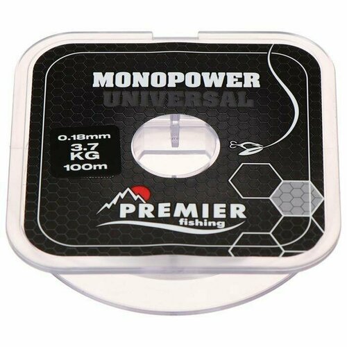 фото Леска premier fishing monopower universal, 0,18 мм/100 м