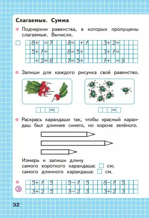 Моро. Математика 1 класс. Рабочие тетради в 2-х частях. Новый ФП. Комплект