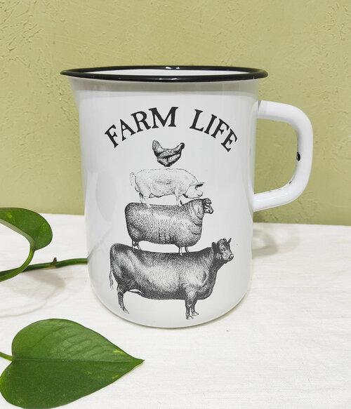 Кувшин эмалированный Farm Life