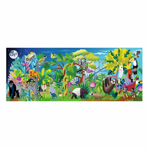 Jazzle Puzzle Пазл панорамный 60 элемент P1101 Тропический лес 450₽