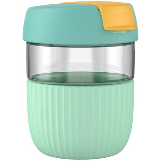 Непроливайка Xiaomi Kiss Kiss Fish Rainbow Cup Green (G-U35C) - фото №1