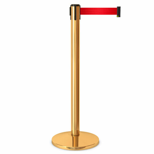 BarrierBelt® Имидж-стойка BarrierBelt® 02 с красной лентой 3,65 метра