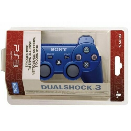 Джойстик для PS3 беспроводной синий 105000₽