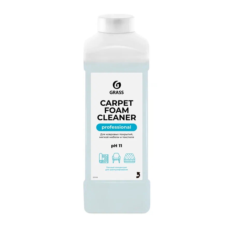 Очиститель ковровых покрытий Carpet Foam Cleaner 1 л GRASS 215110