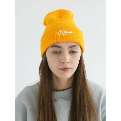 фото Шапка родина, размер one size, желтый