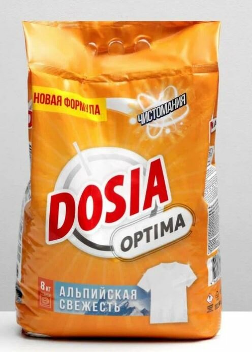 Стиральный порошок Dosia Optima Альпийская свежесть, 8 кг