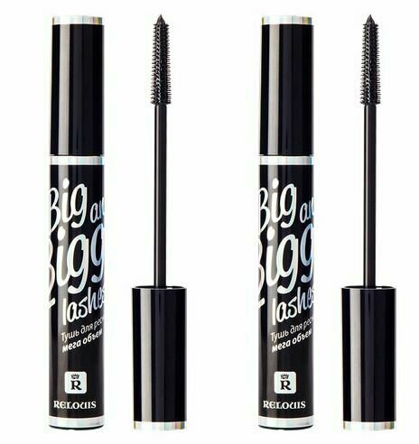 Relouis Тушь для ресниц Big and Bigger lashes мега объем, 2 шт