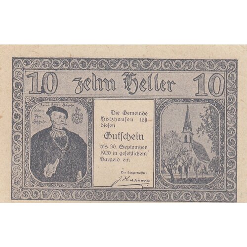 Австрия, Хольцхаузен 10 геллеров 1914-1920 гг. австрия хольцхаузен 10 геллеров 1914 1920 гг 2