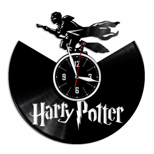 Гарри Поттер - настенные часы из виниловой пластинки