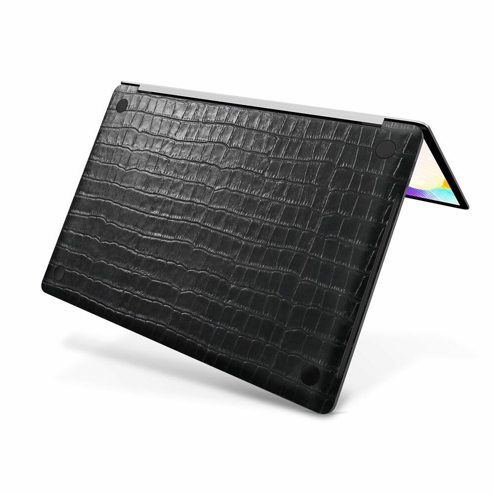 Наклейка Glueskin из натуральной кожи Croco для нижней панели Apple MacBook Pro 14 M1/M2