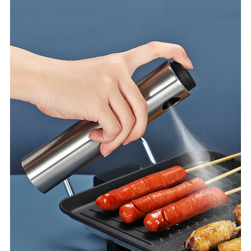 Распылитель для масла и уксуса с мерной шкалой из нержавеющей стали 100 мл Дозатор спрей для масла и соуса 710₽