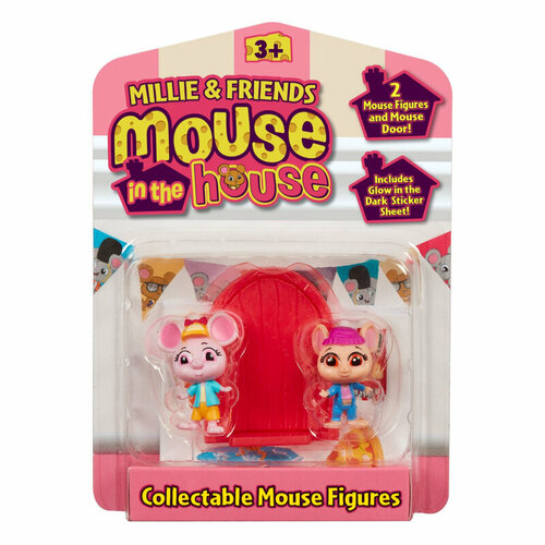 Игровой набор Mouse IN The House Маус ин Хаус 2в1 фигурки Милли и Баббл. TM