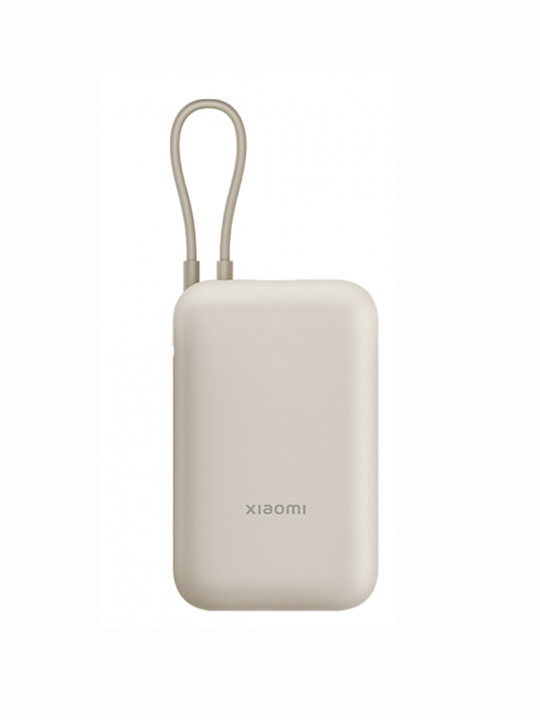 Внешний аккумулятор Xiaomi Mi Power Bank With Cable USB-C 10000mAh Pocket Version Beige (P15ZM)