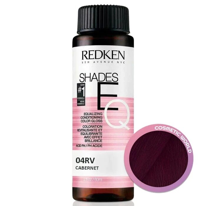 Redken Shades Eq Gloss - Краска-блеск без аммиака для тонирования и ухода Шейдс икью 04RV 60 мл