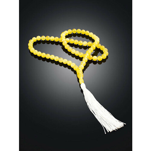 фото Браслет-нить, янтарь, 10 шт., размер 50 см, размер one size, диаметр 7.5 см, бежевый amberhandmade