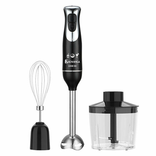 Блендер погружной 1000ВТ 3ПРЕДМЕТА 2СК турбо чаша 500МЛ венчик МЕТ нога василиса DELTA 366900₽