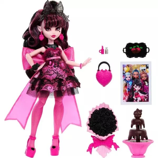 Кукла Монстр Хай Дракулаура Бал Монстров Monster High Draculaura Monster Ball HNF68