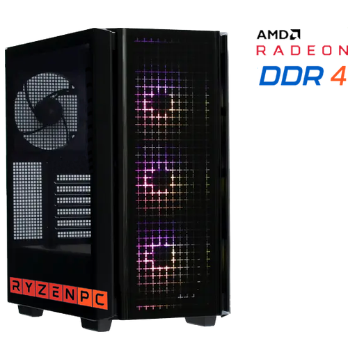Настольный компьютер RyzenPC GAME 83506184 (AMD Ryzen 7 5800X 3.8 ГГц, AMD X570, 64 DDR4, SSD: 500, AMD Radeon RX 6700 XT 12 Гб, WI-FI, Без привода, 650 Вт, Deepcool CG540, ОС не установлена)