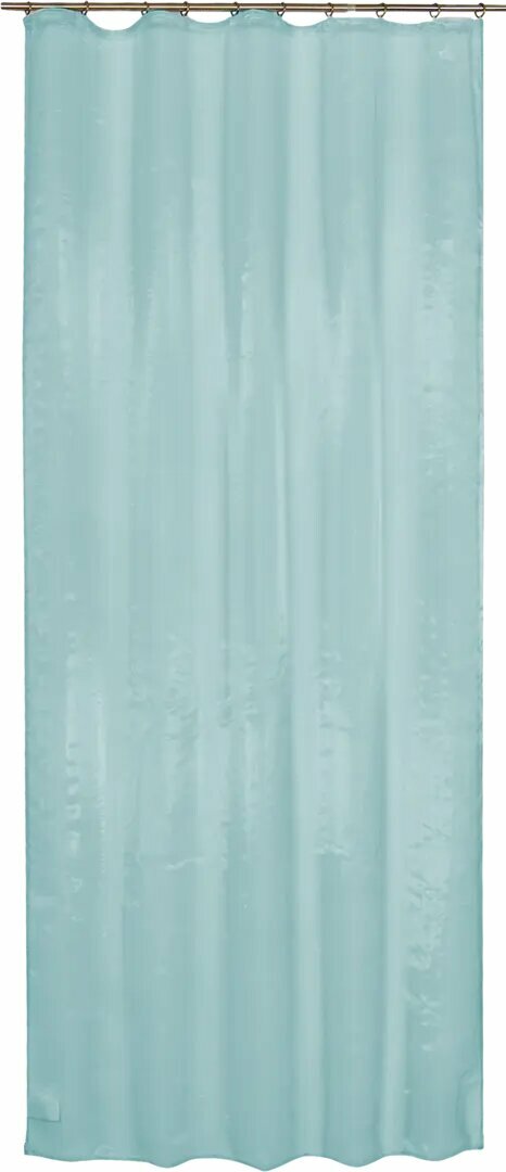 Тюль на ленте органза 140x260 см цвет голубой