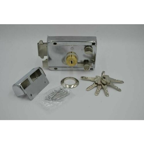 Замок Накладной DOOR LOCK 311 перф. Ключ