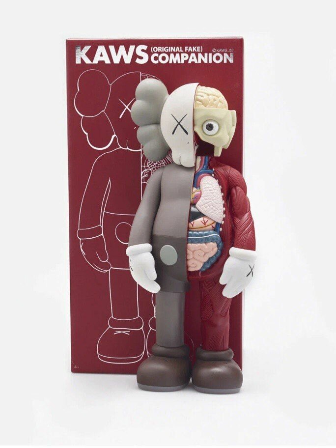 Коллекционная фигурка игрушка KAWS COMPANION ANATOMY 20 см