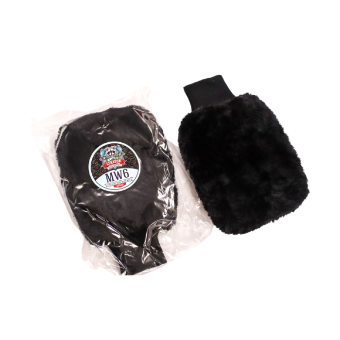 Leraton Варежка из искусственного меха BLACK WOOL MITT MW6