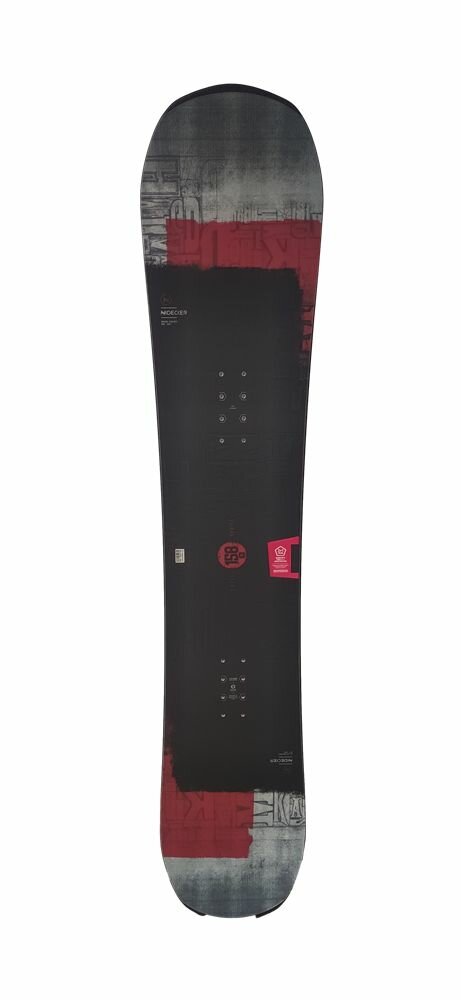 Сноуборд NIDECKER Chill Rental 165W см Black/grey/red