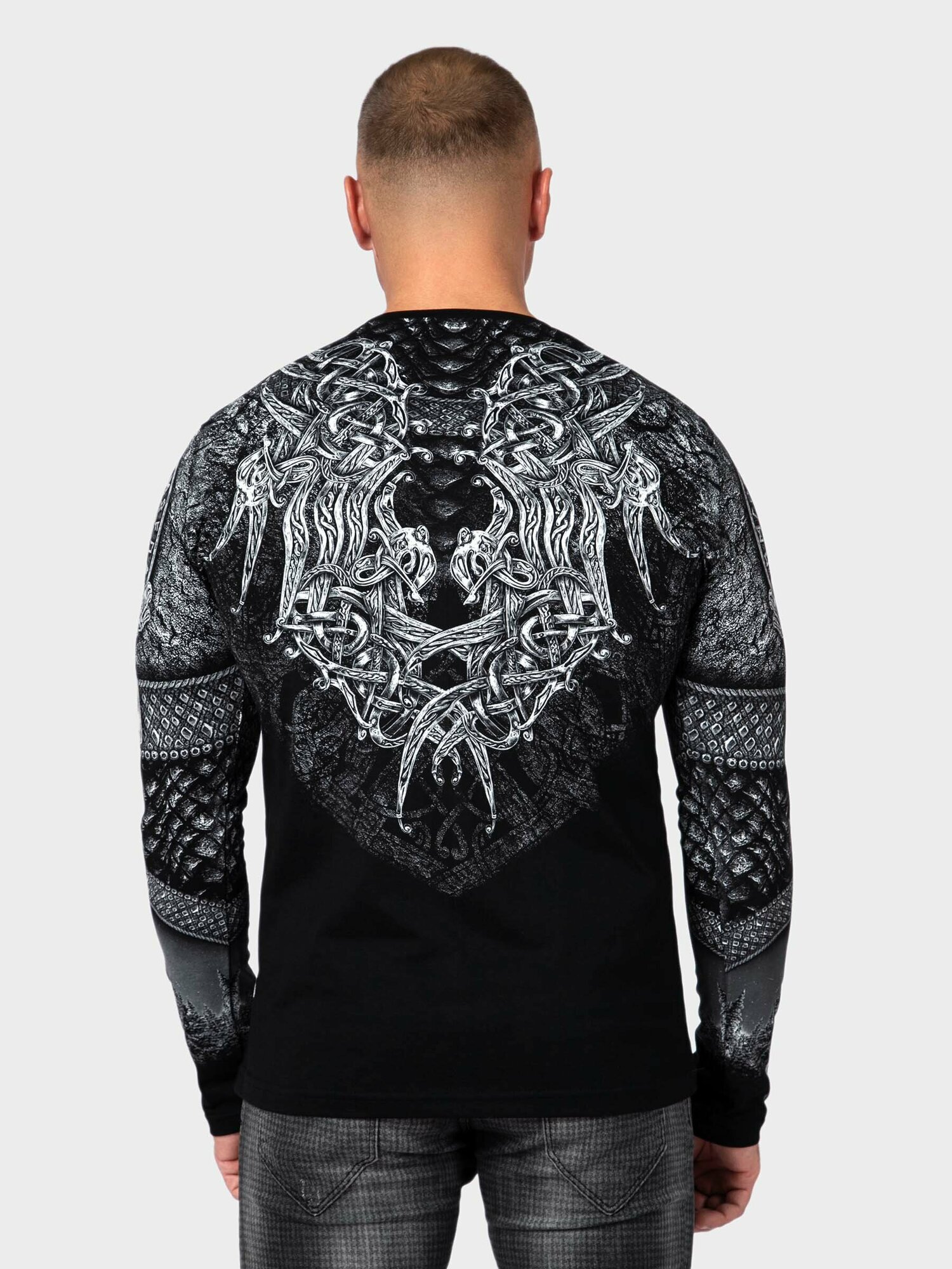 Лонгслив MixFix, размер 50, , черный — фото 1