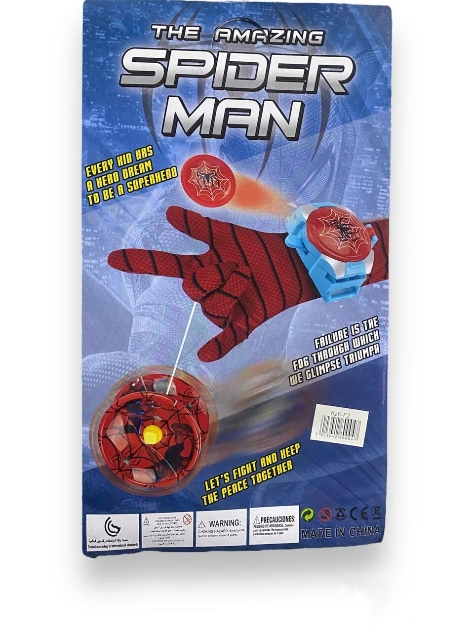 Перчатка человека паука/ браслет - оружие/игровой набор