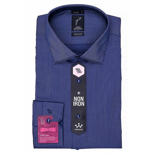 Рубашка Mario Machardi, размер 3XL, темно-синий