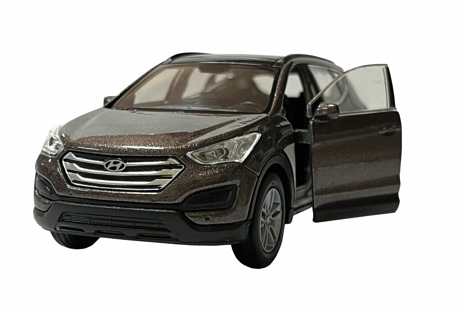 Модель машины 1:38 Hyundai Santa Fe коричневый 43677 Welly