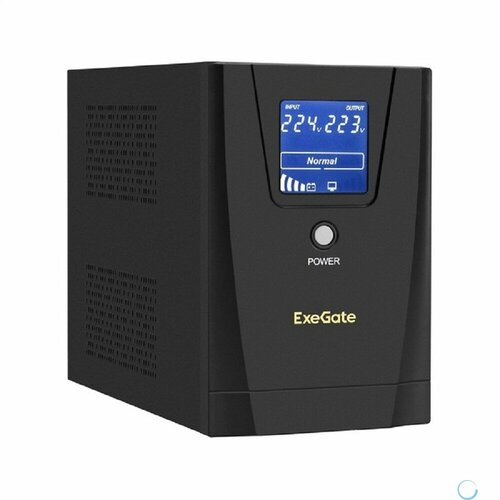 Exegate EX292799RUS ИБП ExeGate SpecialPro Smart LLB-1500. LCD. AVR.2SH.3C13